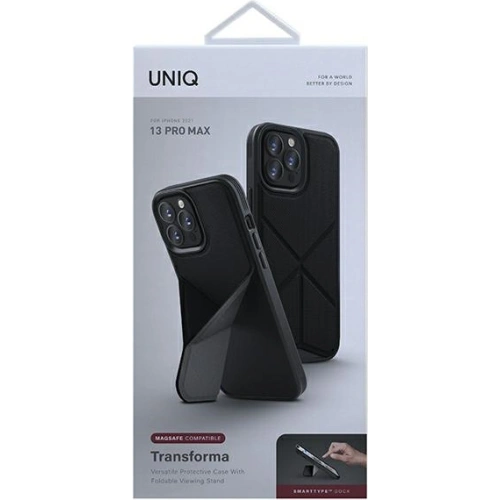 Kup Etui UNIQ Transforma MagSafe Apple iPhone 13 Pro Max czarny/ebony black - UNIQ610BLK - {ean13} - Sklep Home Screen