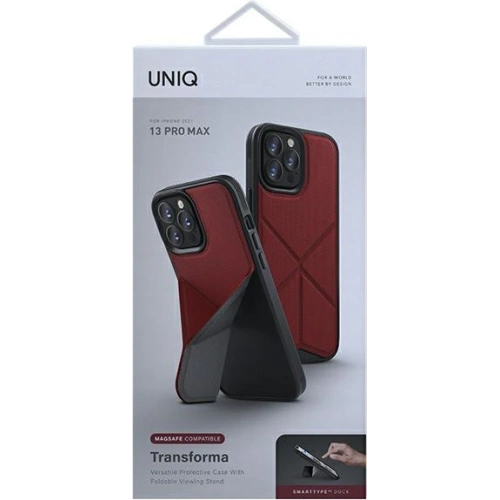 Kup Etui UNIQ Transforma MagSafe Apple iPhone 13 Pro Max piros/koral vörös - UNIQ611RED - {ean13} - Sklep Home Screen