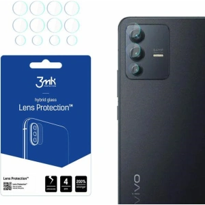 Szkło hybrydowe na obiektyw aparatu 3MK Lens Protection Vivo V23 5G [4 PACK]