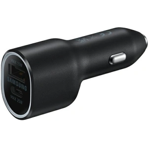Kup Ładowarka samochodowa Samsung EP-L4020NBEGEU USB-C/USB-A 40W Fast Charging czarny/black - SMG700BLK - {ean13} - Sklep Home Screen