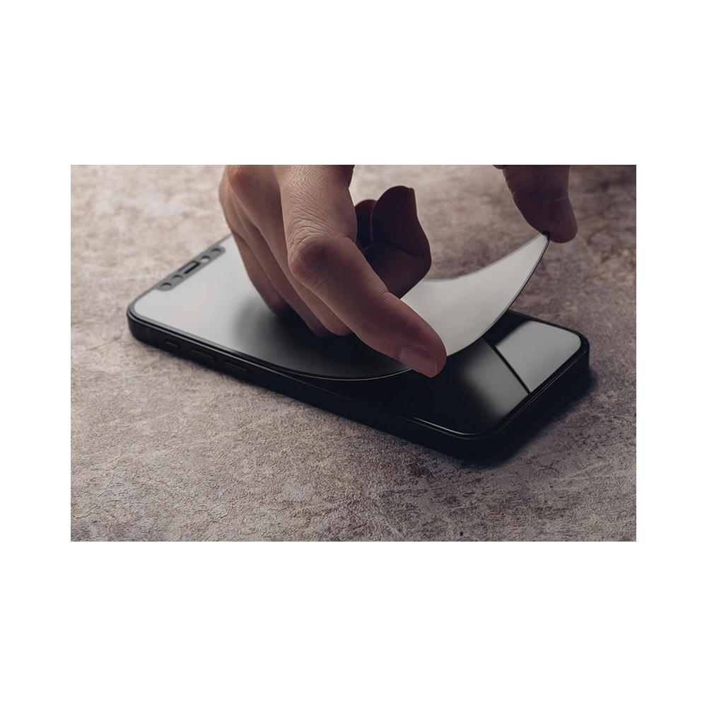 Matowa folia ochronna Moshi iVisor AG Apple iPhone 12 mini (czarna ramka)