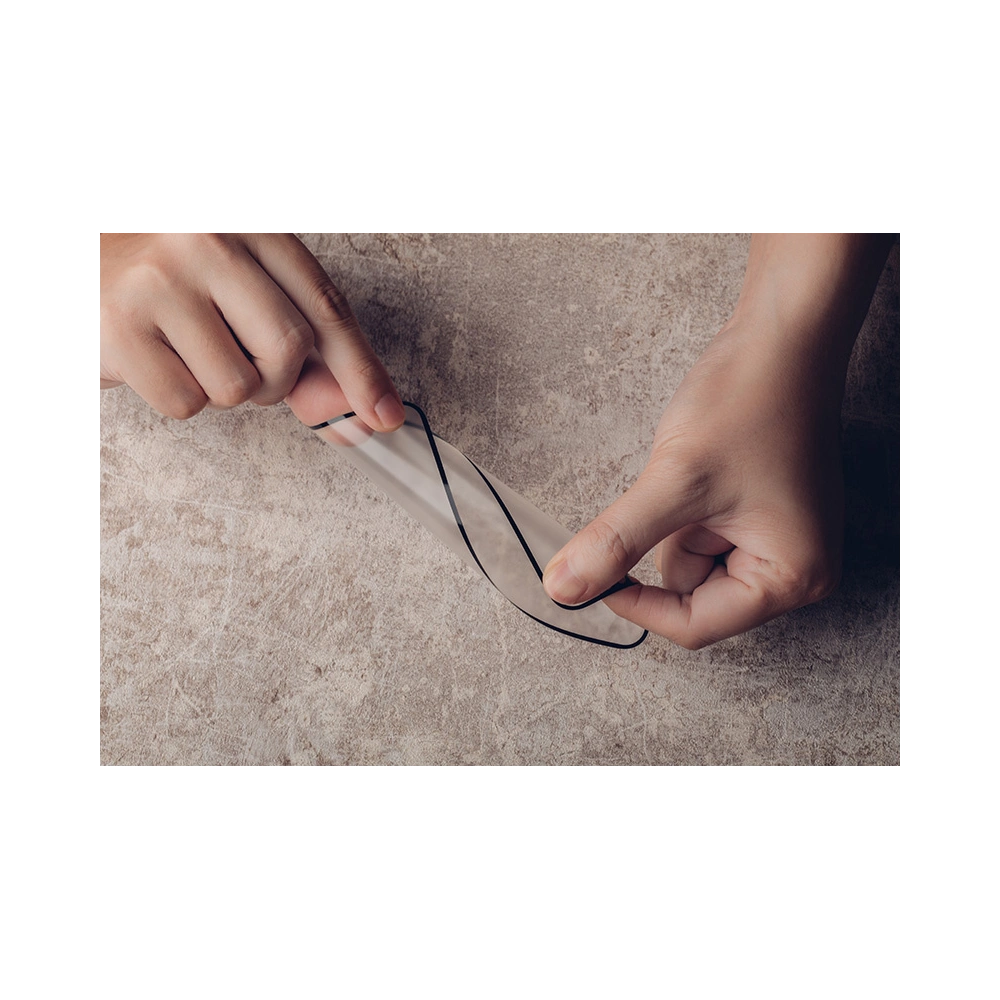 Matowa folia ochronna Moshi iVisor AG Apple iPhone 12 mini (czarna ramka)