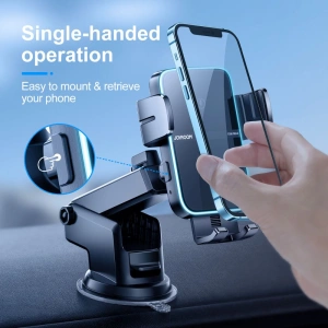 Kup Autohalter mit induktiver Ladestation Joyroom JR-ZS246 Armaturenbrett Auto-Mount Wireless Charger 15W Schwarz - JYR086BLK - {ean13} - Sklep Home Screen