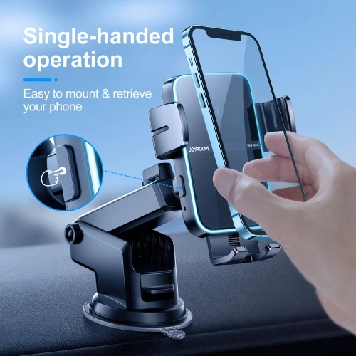 Kup Uchwyt samochodowy z ładowarką indukcyjną Joyroom JR-ZS246 Dashboard Car Mount Wireless Charger 15W Black - JYR086BLK - {ean13} - Sklep Home Screen