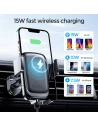 Kup Auto-Halterung mit induktiver Ladestation Joyroom JR-ZS243 Luftauslass Auto-Halterung Wireless Charger 15W Schwarz - JYR087BLK - {ean13} - Sklep Home Screen