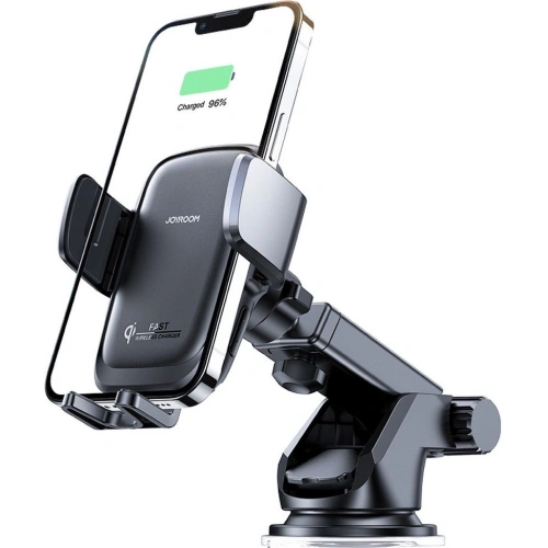 Kup Upevnění do auta s bezdrátovou nabíječkou Joyroom JR-ZS243 Dashboard Car Mount Wireless Charger 15W Černá - JYR088BLK - {ean13} - Sklep Home Screen