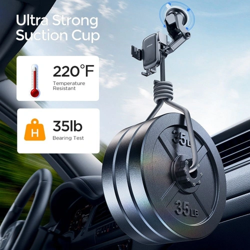 Kup Upevnění do auta s bezdrátovou nabíječkou Joyroom JR-ZS243 Dashboard Car Mount Wireless Charger 15W Černá - JYR088BLK - {ean13} - Sklep Home Screen