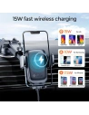 Kup Upevnění do auta s bezdrátovou nabíječkou Joyroom JR-ZS243 Dashboard Car Mount Wireless Charger 15W Černá - JYR088BLK - {ean13} - Sklep Home Screen