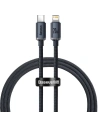 USB-C to Lightning kábel Baseus Crystal, 20W, PD, 1.2m (fekete)