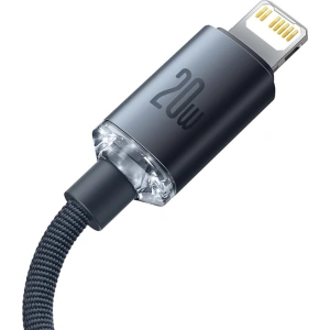 USB-C zu Lightning Kabel Baseus Crystal, 20W, PD, 1.2m (schwarz)