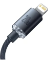 Kup USB-C to Lightning kábel Baseus Crystal, 20W, PD, 1.2m (fekete) - BSU3224BLK - {ean13} - Sklep Home Screen