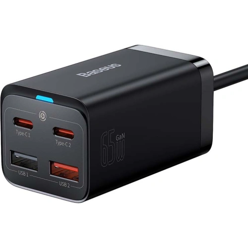 Kup Încărcătorul de rețea Baseus GaN3 Pro, 2x USB-C, 2x USB, 65W (negru) - BSU3226BLK - {ean13} - Sklep Home Screen