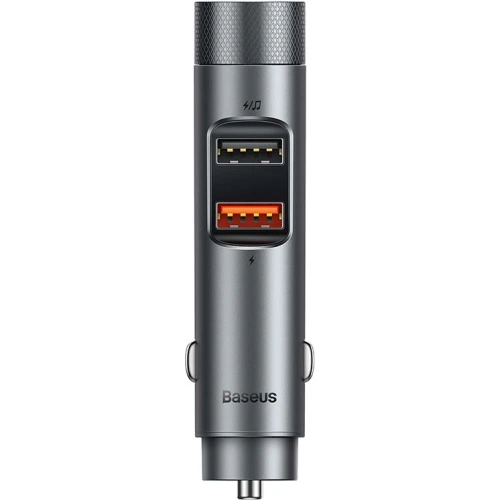 Kup Transmiter FM Baseus Energy Column Pro, Bluetooth 5.0, 2x USB, 30W (szary) - BSU3227GRY - {ean13} - Sklep Home Screen