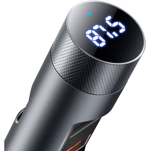 Kup Transmiter FM Baseus Energy Column Pro, Bluetooth 5.0, 2x USB, 30W (szary) - BSU3227GRY - {ean13} - Sklep Home Screen