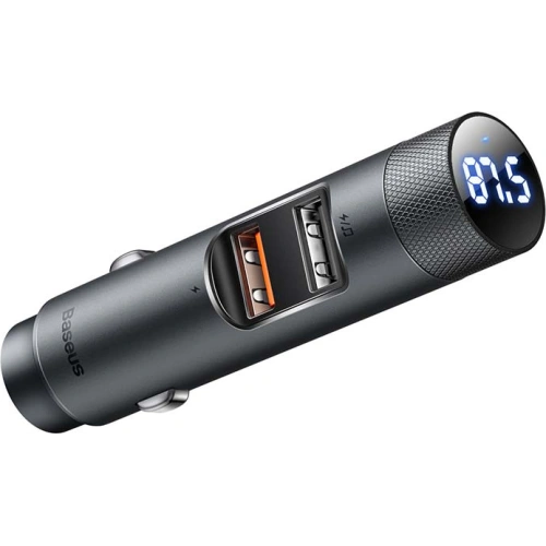 Kup Transmiter FM Baseus Energy Column Pro, Bluetooth 5.0, 2x USB, 30W (szary) - BSU3227GRY - {ean13} - Sklep Home Screen