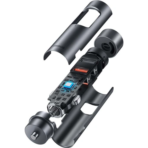 Kup Transmiter FM Baseus Energy Column Pro, Bluetooth 5.0, 2x USB, 30W (szary) - BSU3227GRY - {ean13} - Sklep Home Screen