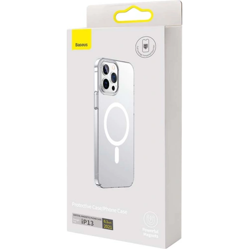 Kup Etui Baseus Crystal Magnetic Apple iPhone 13/13 Pro (transparent) - BSU3228CL - {ean13} - Sklep Home Screen