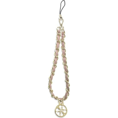 Buy Guess GUSTSAS4P Phone Strap pink Chain Metal 4G Charm - GUE1673PNK - {ean13} - Home Screen Store Europe