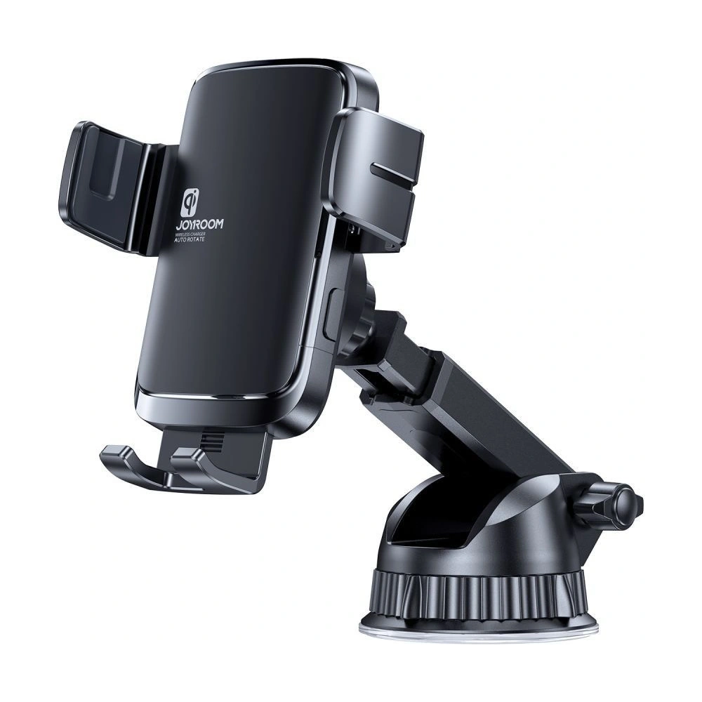 Uchwyt samochodowy z ładowarką indukcyjną Joyroom JR-ZS242 Rotary Dashboard Car Mount Wireless Charger 15W Black