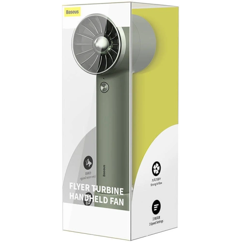 Kup Tragbarer Handventilator Baseus Flyer Turbine (grün) - BSU3233GRN - {ean13} - Sklep Home Screen