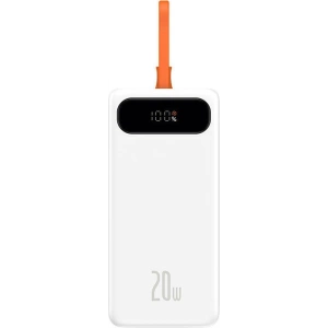 Powerbank Baseus Block 20000mAh, 22.5W + kabel Lightning (biały)