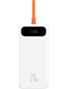 Powerbank Baseus Block 20000mAh, 22.5W + cablu Lightning (alb)