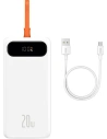 Kup Powerbank Baseus Block 20000mAh, 22.5W + cablu Lightning (alb) - BSU3237WHT - {ean13} - Sklep Home Screen