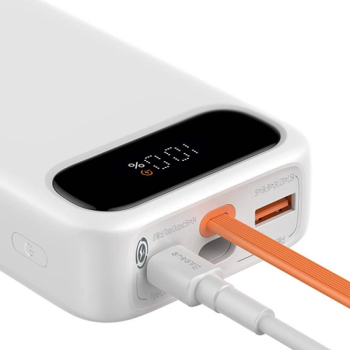 Kup Powerbank Baseus Block 20000mAh, 22.5W + cablu Lightning (alb) - BSU3237WHT - {ean13} - Sklep Home Screen