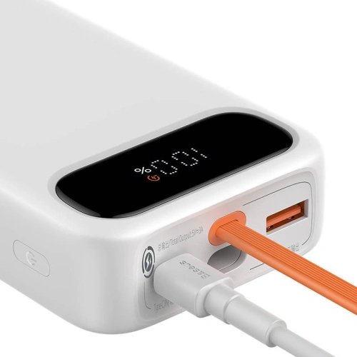 Kup Powerbank Baseus Block 20000mAh, 22.5W + cablu USB-C (alb) - BSU3238WHT - {ean13} - Sklep Home Screen