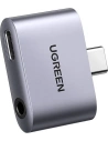 Kup Adapter USB-C do USB-C i jack 3.5mm UGREEN CM231 (szary) - UGR1093GRY - {ean13} - Sklep Home Screen