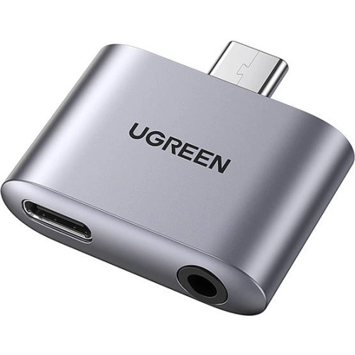 Kup 3.5mm USB-C auf USB-C und Klinkenadapter UGREEN CM231 (grau) - UGR1093GRY - {ean13} - Sklep Home Screen
