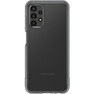 Kup Case Samsung Galaxy A13 LTE EF-QA135TB schwarz/black Soft Clear Cover - SMG704BLK - {ean13} - Sklep Home Screen