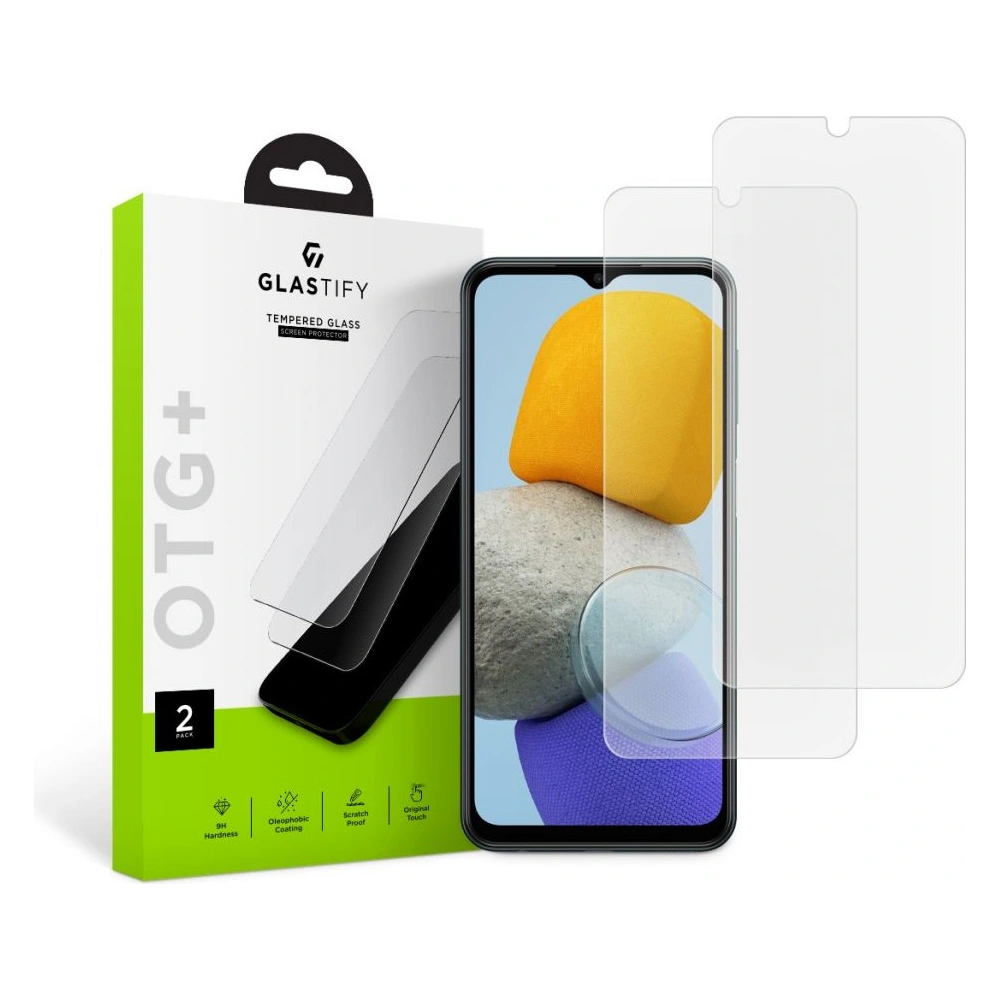 Szkło hartowane Glastify OTG+ Samsung Galaxy M23 5G Clear [2 PACK]