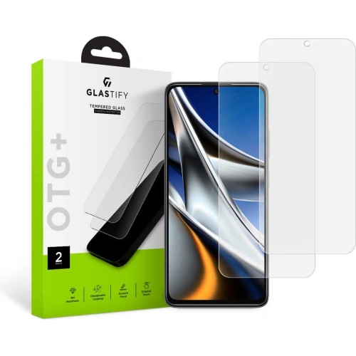 Kup Edzett üveg Glastify OTG+ POCO X4 Pro 5G Átlátszó [2 PACK] - GST022 - {ean13} - Sklep Home Screen