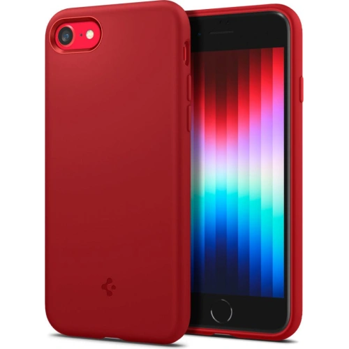 Kup Case Spigen Silicone Fit Apple iPhone SE 2022/SE 2020/8/7 Rot - SPN2231RED - {ean13} - Sklep Home Screen