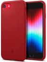 Etui Spigen Silicone Fit Apple iPhone SE 2022/SE 2020/8/7 Piros