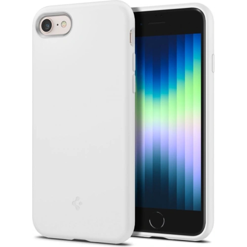 Kup Etui Spigen Silicone Fit Apple iPhone SE 2022/SE 2020/8/7 Fehér - SPN2232WHT - {ean13} - Sklep Home Screen
