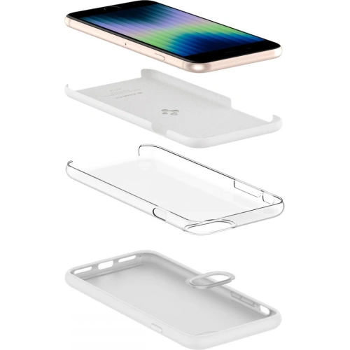 Kup Etui Spigen Silicone Fit Apple iPhone SE 2022/SE 2020/8/7 Fehér - SPN2232WHT - {ean13} - Sklep Home Screen