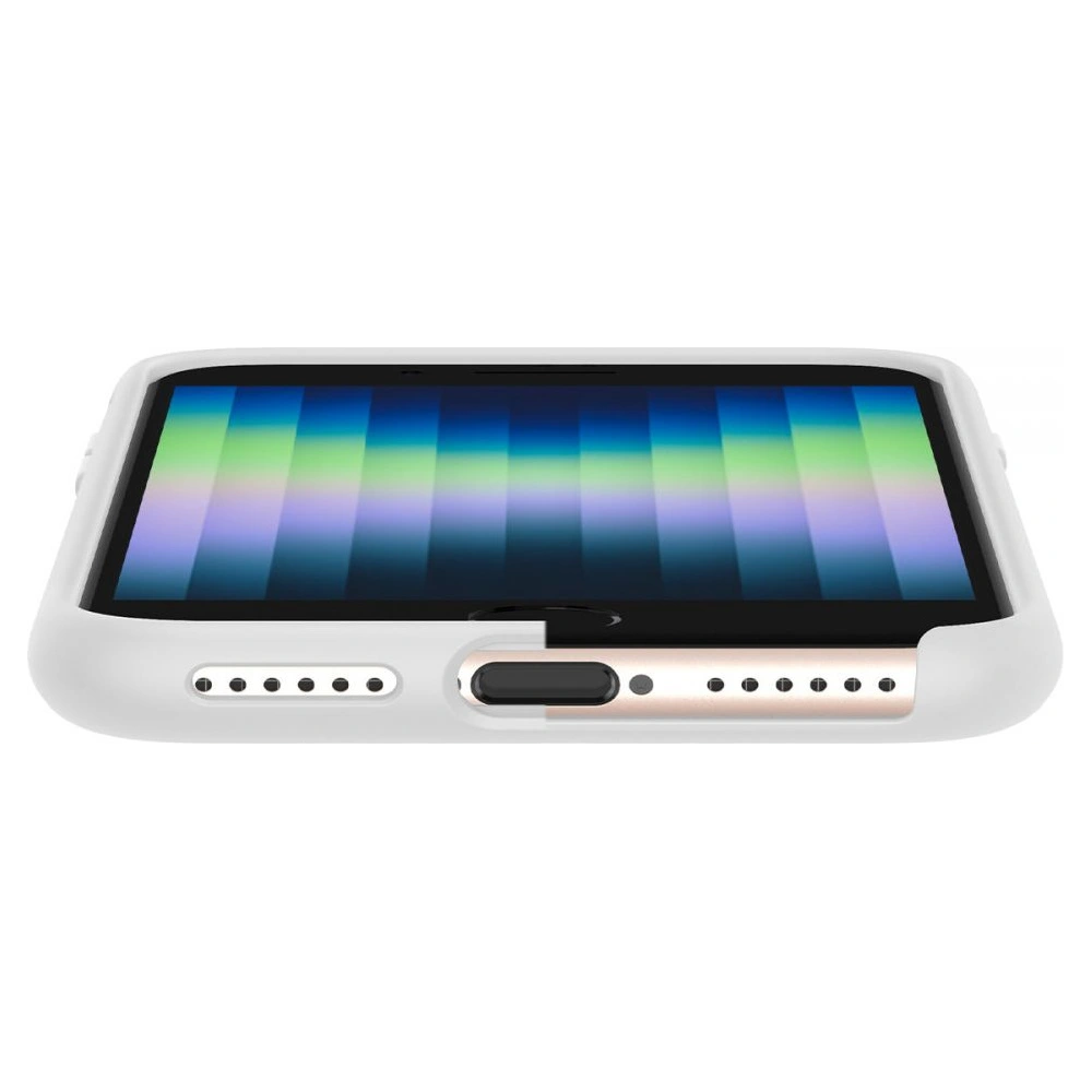 Etui Spigen Silicone Fit Apple iPhone SE 2022/SE 2020/8/7 White