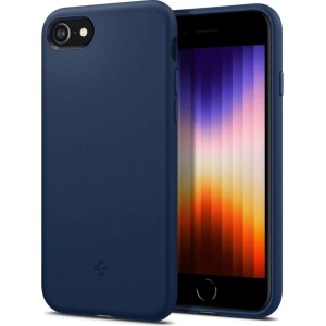 Kup Case Spigen Silicone Fit Apple iPhone SE 2022/SE 2020/8/7 Marineblau - SPN2233BLU - {ean13} - Sklep Home Screen