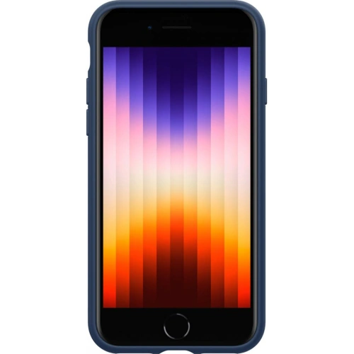 Kup Etui Spigen Silicone Fit Apple iPhone SE 2022/SE 2020/8/7 Albastru Marin - SPN2233BLU - {ean13} - Sklep Home Screen