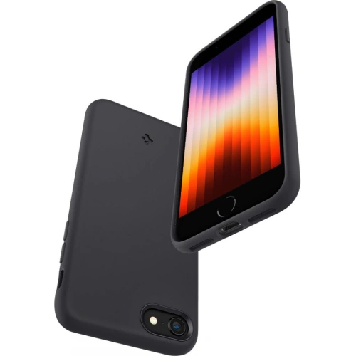 Kup Case Spigen Silicone Fit Apple iPhone SE 2022/SE 2020/8/7 Schwarz - SPN2234BLK - {ean13} - Sklep Home Screen