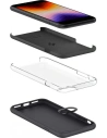 Kup Etui Spigen Silicone Fit Apple iPhone SE 2022/SE 2020/8/7 Fekete - SPN2234BLK - {ean13} - Sklep Home Screen