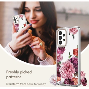 Etui Spigen Cyrill Cecile Samsung Galaxy A33 5G Růžové květinové