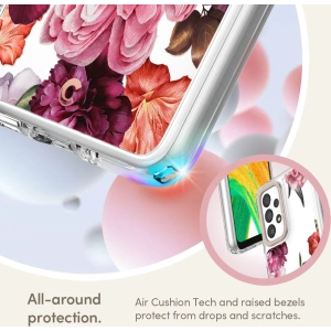 Etui Spigen Cyrill Cecile Samsung Galaxy A33 5G Růžové květinové