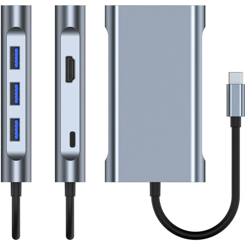Kup Hub 7w1 Tech-Protect V6 Gray - THP997GRY - {ean13} - Sklep Home Screen