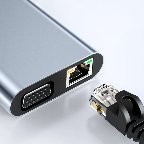 Kup Hub 10w1 Tech-Protect V7 Šedá - THP998GRY - {ean13} - Sklep Home Screen