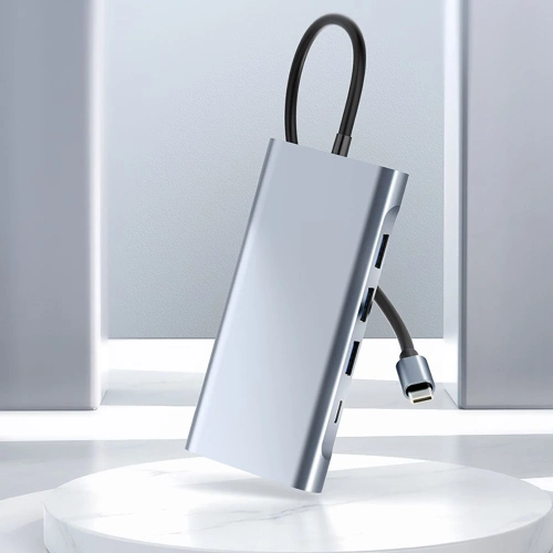 Kup Hub 10w1 Tech-Protect V7 Gray - THP998GRY - {ean13} - Sklep Home Screen