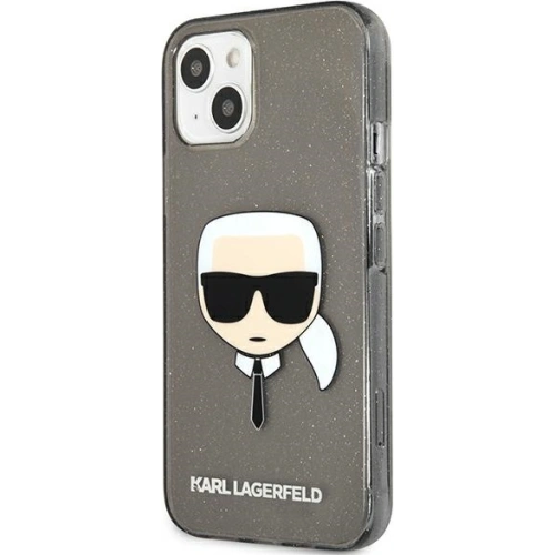 Kup Case Karl Lagerfeld KLHCP13MKHTUGLB Apple iPhone 13 schwarz/hardcase Glitter Karls Kopf - KLD920BLK - {ean13} - Sklep Home Screen