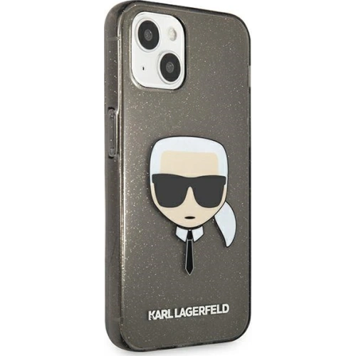 Kup Case Karl Lagerfeld KLHCP13MKHTUGLB Apple iPhone 13 schwarz/hardcase Glitter Karls Kopf - KLD920BLK - {ean13} - Sklep Home Screen